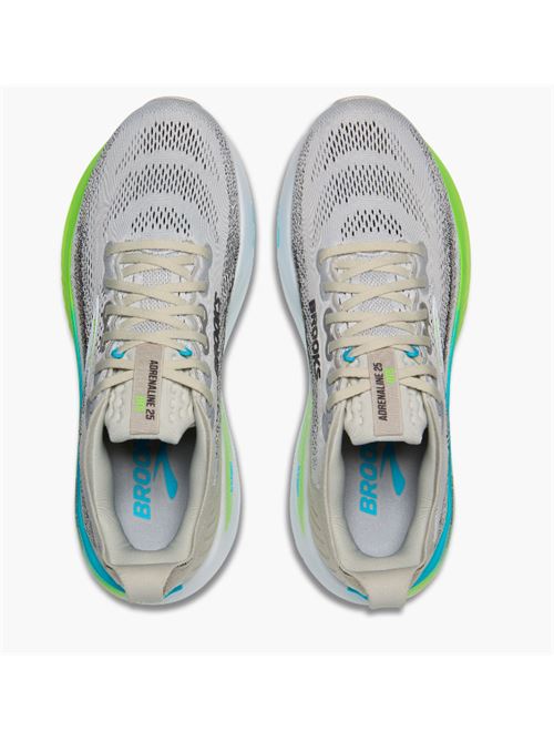 adrenaline gts BROOKS | 1104541D033OYSTER/GREEN GECKO/BLUE